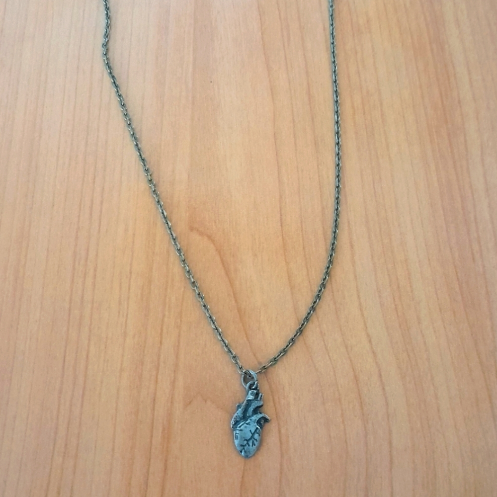 Beating Heart Charm Necklace